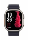 Ultra Akıllı Saat 49 Mm Çift Kordonlu Arama Cevaplama Bluetooth Bağlantılı