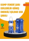 USB Şarjlı Çok Fonksiyonlu Kamp Feneri – Taşınabilir ve Dayanıklı