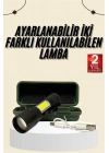 Uzun Menzilli Şarjlı El Feneri Uzun Ömürlü Led Işık Lamba