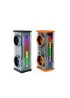 V9 10W TWS Stereo Hoparlör – Renkli Işık ve Uzun Pil