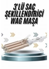 Wag Maşa Profesyonel Saç Şekillendirici İyon Özellikli Isı Kademeli