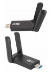 Wifi Alıcı Dual Band Usb 3.0 Adaptör Kablosuz Windows 7/8/10/11