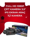 WiFi Bağlantılı 3 İnç Araç Kamerası – Yüksek Çözünürlüklü Ön ve İç Kamera