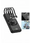 Wireless Powerbank 10000 Mah LED Ekranlı Dahili Kablolu Hızlı Şarj