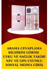 Wireless Şarjlı Akıllı Saat ve Dijital Göstergeli Kablosuz Bluetooth Kulaklık Nabız Ölçer