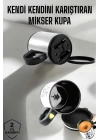 Yazılı Mug Kupa Karıştırıcı Özelliği Ve Paslanmaz Çelik