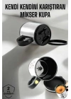 Yazılı Mug Kupa Karıştırıcı Özelliği Ve Paslanmaz Çelik