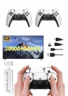 yeni nesil 3D 4K 2000 Oyunlu Game Stick Oyun Konsolu Çift Konsol