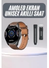 Yeni Nesil Akıllı Saat Çift Kordonlu 1.5 Inç Yuvarlak Ekran GPS ve NFC Uyumlu