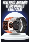 Yeni Nesil Akıllı Saat Çok Yönlü Titreşimli 49 MM Android ve İOS Uyumlu
