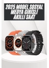 Yeni Nesil Akıllı Saat Uyku ve Sağlık Takibi Titeşimli Sesli Arama Mesaj ve Bildirim Görme