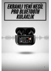 Yeni Nesil ANC Özellikli Çağrı Cevaplayan Dokunmatik Ekranlı Bluetooth Kulaklık Siyah
