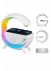 Yeni Nesil Bluetooth Hoparlör Speaker 5.0 Taşınabilir G Şeklinde Powerbankli