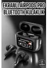 Yeni Nesil Bluetooth Kulaklık Ekranlı Yüksek Ses Kaliteli Uzun Şarj Süreli