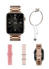 Yeni Nesil Kadın Akıllı Saat Rose Gold Android ve İos Uyumlu