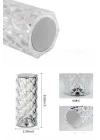 Yeni Nesil Modern Kristal Masa ve Gece Lambası Dokunmatik Renk Değiştirebilen