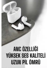 Yeni Nesil Pro Bluetooth Kulaklık Uzun Pil Ömrü Beyaz