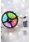 Yeni Nesil RGB Işıklı 10Metre Şerit Led Kumandalı Şarj Edilebilir