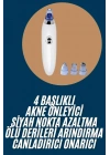 Yeni Nesil Vakumlu Pilli Siyah Nokta ve Yüz Temizleme Cihazı 4 Başlıklı