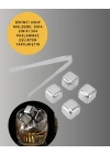 Yeniden Kullanılabilir 304 Çelik Metal Buz Küpleri 4lü Set