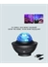 Yıldız & Okyanus Dalga Projektörü – Bluetooth / USB Hoparlörlü