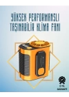 Yüksek Hızlı Mini Klima Fan – 11 m/s Rüzgar Gücü, 100 Hız Ayarı