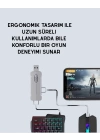 Yüksek Performanslı Mobil Oyun Aksesuarı – 5 Parçalı Klavye Mouse Dönüştürücü Set