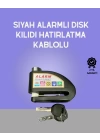 Yüksek Sesli 110dB Çelik Disk Kilidi Su Geçirmez