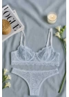 Zarif Dantelli Bralet ve String Külot Takımı