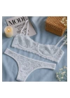 Zarif Dantelli Bralet ve String Külot Takımı