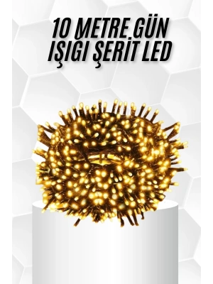 10 Metre Led Işık Gün Işığı Her Ortama Uygun Ampüllü
