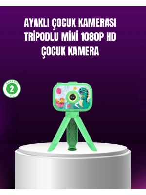 1080P HD Çocuk Vlog Kamerası – Tripod ve Eğitici Oyunlarl