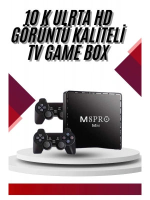 10K Ultra Hd Video Oyun Konsolu Android Tv Box 2.4g Game Stick