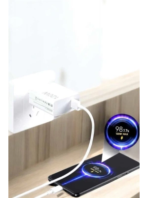 120W Şarj Aleti Type-C Uyumlu Turbo Şarj Aleti