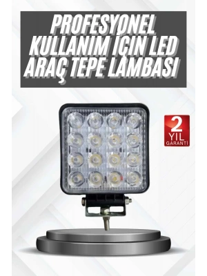 16 Ledli Çalışma Lambası Araç Görüş Lambası Oto Lamba