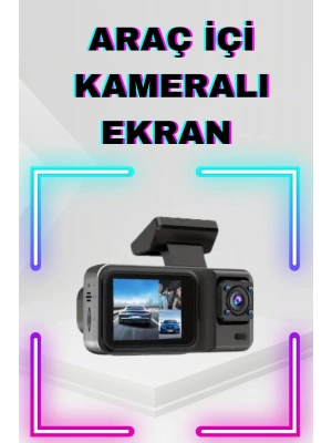 2 İnç Araç İçi Kameralı Ekran 1080P Full HD Kaliteli Hafıza Kart Destekli