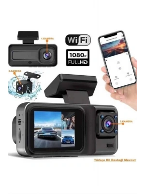 2 İnç Araç İçi Kameralı Ekran 1080P Full HD Kaliteli Hafıza Kart Destekli