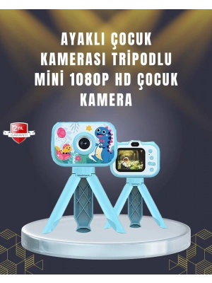2 inç Ekranlı Çocuk Kamerası – Çizgi Film Efektli ve Müzik Çalar Özellikli