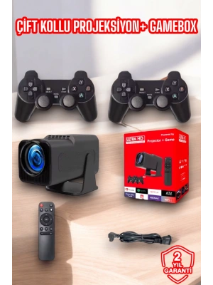 2000+ Oyun ve Popüler Uygulama Destekli Çok Fonksiyonlu Projeksiyon