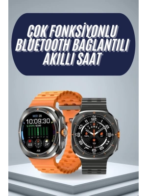 2025 Model Gelişmiş Özellikli Nabız Sensörlü Spor Takibi Yapabilen Titreşimli Saat