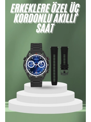 2025 Model Yuvarlak Ekran Android ve İOS Uyumlu GPS Takibi Yapabilen Akıllı Saat