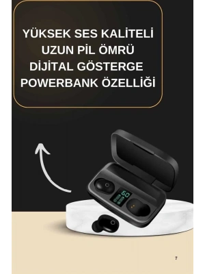2025 Yeni Model Bluetooth Kulaklık Stereo TWS Kulaklık 5.0 Bluetooth Yüksek Ses Kaliteli