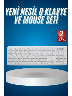 2.4 Ghz Wireless Kablosuz Klavye Mouse Seti Tv Pc Uyumlu