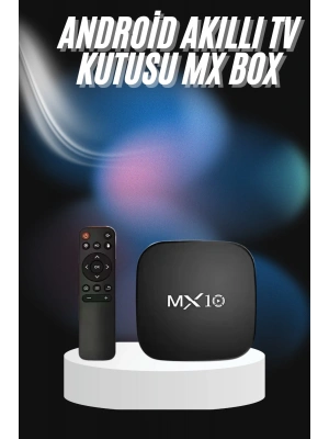 2.4G Wifi Tv Box Medya Oynatıcı TV Uyumlu MX Box Kutusu Android TV