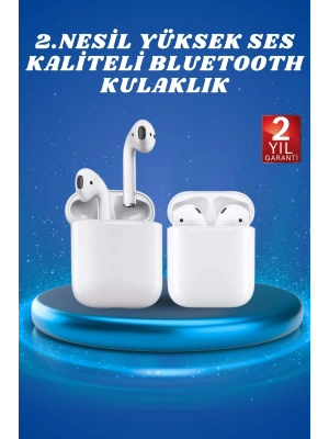 2.Nesil Yeni Model TWS Bluetooth Kulaklık Dokunmatik Kontrol Yüksek Ses Kaliteli