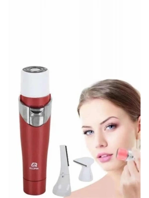 3 Başlıklı Yüz Kaş Epilasyon Aleti Değiştirilebilir Başlık Hassas Ciltlere Uygun