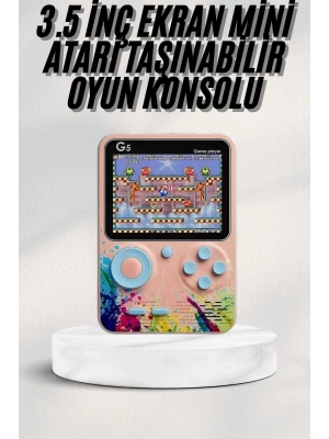 3 İnç Ekran 500 Oyunlu Game Box Mini Taşınabilir Oyun Konsolu