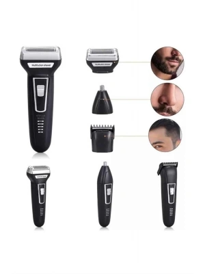 3lü Set Saç Sakal Kesme Traş Makinesi Burun Kılı Alma Tıraş Makinesi
