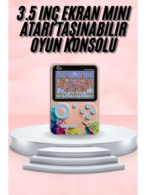 3.5 İnç Klasik Retro LCD Ekran 500 Oyunlu Oyun Konsolu Taşınabilir