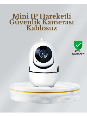 360° Dönen Akıllı WiFi Kamera – Uzaktan Kontrol ve İki Yönlü Ses Özellikli